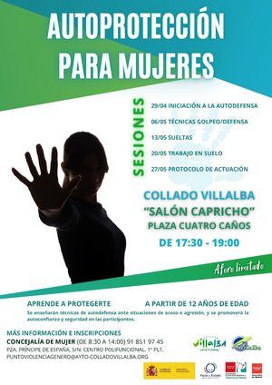 Collado Villalba organiza un taller gratuito de autoprotección para mujeres