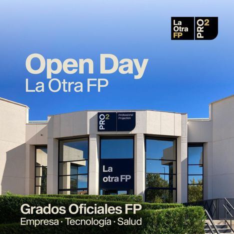 La Otra FP celebra una Jornada de Puertas Abiertas en su campus de Las Rozas el 8 de mayo