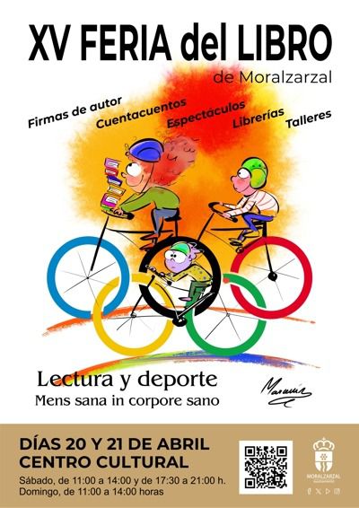 La Feria del Libro de Moralzarzal dedica su XV edición a la ‘Lectura y Deporte’