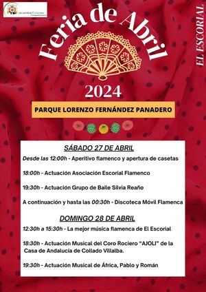 El Escorial celebra este fin de semana la Feria de Abril con cante, baile y mucho arte