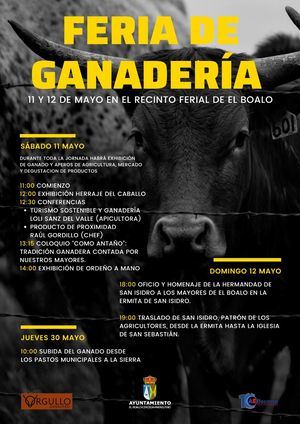 El Boalo celebra este fin de semana, en el Recinto Ferial, la Feria de la Ganadería