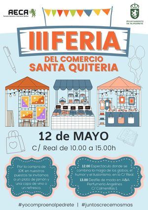 Alpedrete celebra este domingo la III Feria del Comercio Santa Quiteria