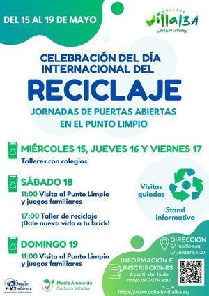 Collado Villalba celebra la apertura del nuevo Punto Limpio con la I Semana del Reciclaje
