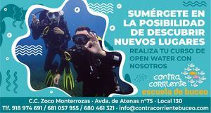 Tu lugar está en la Escuela de Buceo Contracorriente