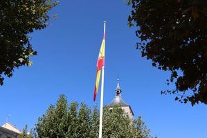 La plaza de la Constitución de Galapagar acoge el domingo una Jura de Bandera civil