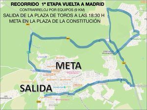 Valdemorillo acogerá este miércoles el inicio de la Vuelta Ciclista a la Comunidad de Madrid