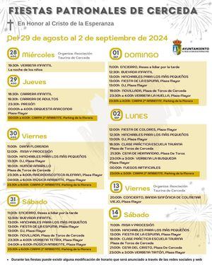 Cerceda celebra desde este jueves sus fiestas patronales en honor al Cristo de la Esperanza