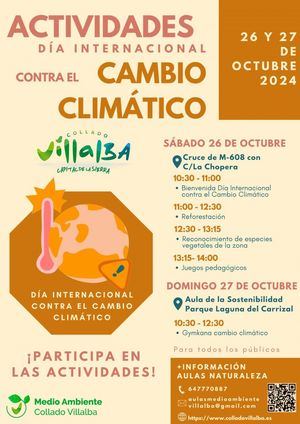 Collado Villalba conmemora el Día Internacional contra el cambio climático en las Aulas de Naturaleza