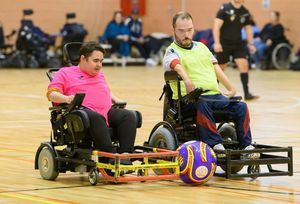 Galapagar, sede de la Liga ACPFE de fútbol adaptado en silla de ruedas motorizadas