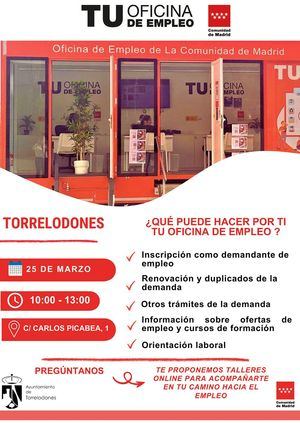 La Oficina de Empleo móvil de la Comunidad de Madrid visita Torrelodones este martes