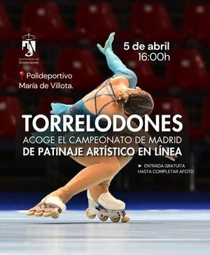Torrelodones será sede del Campeonato de Madrid de Patinaje Artístico en Línea