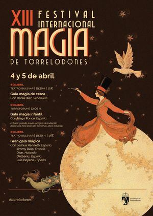 El Teatro Bulevar de Torrelodones acoge el 4 y 5 de abril el XIII Festival Internacional de Magia