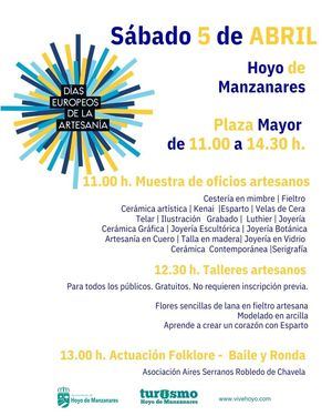 Hoyo de Manzanares celebra la artesanía este fin de semana con talleres y exhibiciones