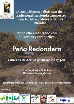 Collado Villalba acoge el Lunes de Pascua la celebración de la tradicional ‘Peña Redondera’