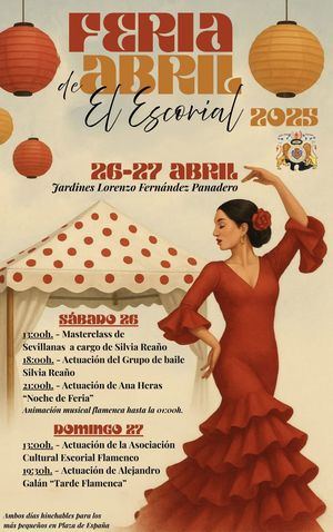 Las calles de El Escorial se llenarán de sevillanas, flamenco y mucho ambiente con la Feria de Abril