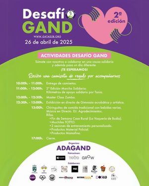 Llega la segunda edición de la marcha popular ‘Desafío GAND, Kilómetros de apoyo solidario por Tania’ a Hoyo de Manzanares
