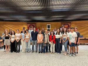 Collado Villalba recibe la visita de un grupo de alumnos de Praga en el marco de un intercambio escolar