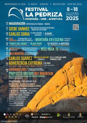 Hasta el 18 de mayo, el Festival La Pedriza une montaña, cine y aventura