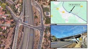 El Ministerio de Transportes emprende las obras de reparación del Puente de Outarelo, en Torrelodones