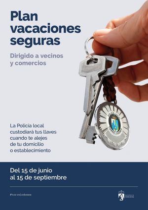 Los vecinos y comercios de Torrelodones podrán dejar este verano sus llaves a la Policía