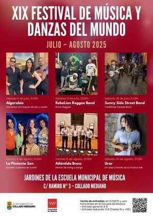 Collado Mediano celebra este verano su XIX Festival de Música y Danzas del Mundo