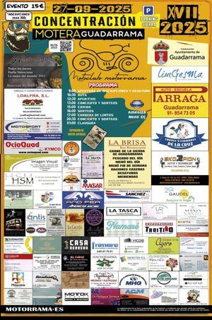 Este fin de semana se celebra en Guadarrama la XVII edición de Motorrrama