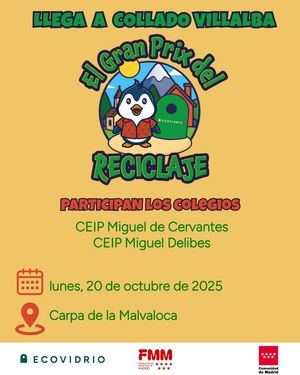 La Carpa de Malvaloca en Collado Villalba acoge el ‘Grand Prix del Reciclaje’ de Ecovidrio para colegios