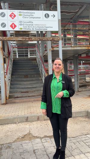 La alcaldesa de Galapagar invita a Óscar Puente a que compruebe en persona el abandono de la estación de La Navata