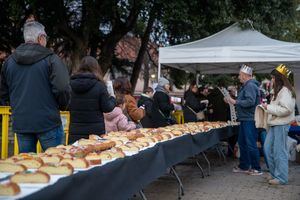 El Roscón Gigante Solidario de Collado Villalba recaudó más de 1.000 euros para Apascovi