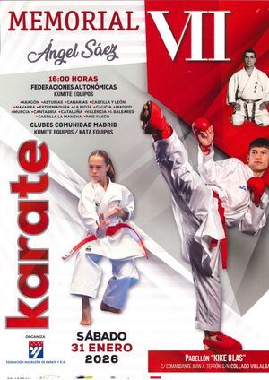 Collado Villalba celebra este sábado el VII Trofeo de Kárate, Memorial Ángel Sáez