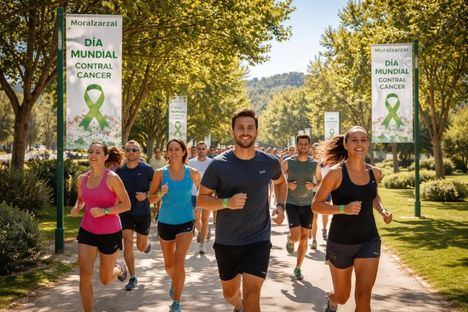 Moralzarzal impulsa el Brazalete de la Esperanza en el Día Mundial Contra el Cáncer