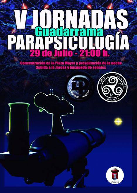 Jornada de parapsicología y alerta OVNI en Guadarrama