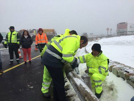 La M-601, a punto para la llegada de las primeras nieves