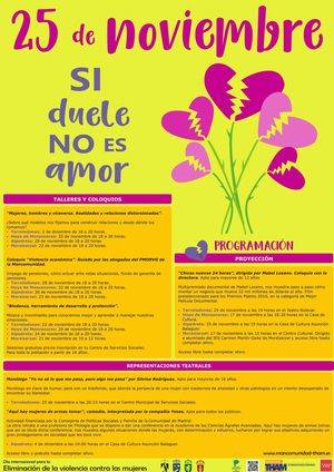 Amplio programa de actividades de la THAM para el 25 de noviembre