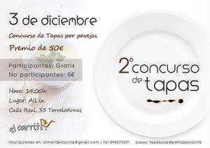 Tapas a concurso con la Peña El Carrito