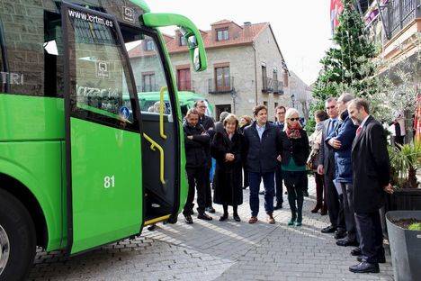 El nuevo recorrido de la Línea 631 se presentó hace unos días en Colmenarejo