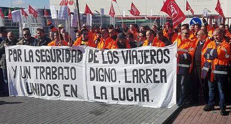 Suspendida la huelga en Autobuses Larrea, tras el acuerdo entre trabajadores y empresa