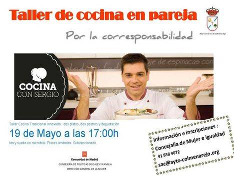 Taller gratuito de cocina en pareja