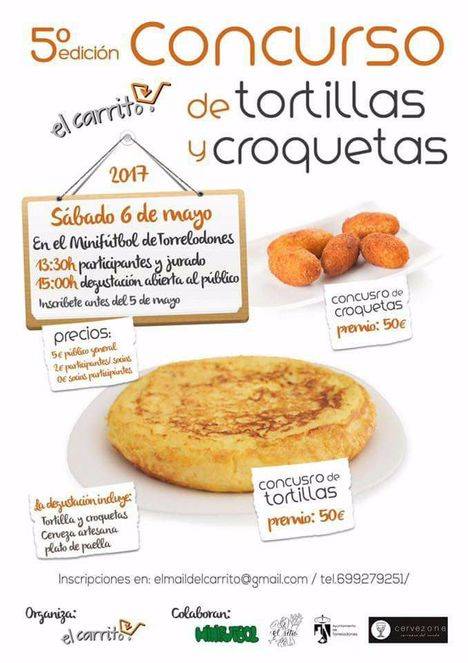 Quinto concurso de tortillas y croquetas de la Peña El Carrito