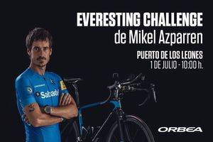 El ciclista donostiarra Mikel Azparren protagoniza el Everesting Challenge