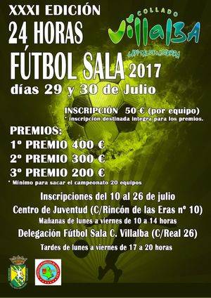 Este fin de semana se celebran las 24 Horas de Fútbol Sala de Collado Villalba