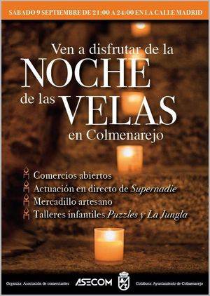 Noche de las Velas 2017 en Colmenarejo