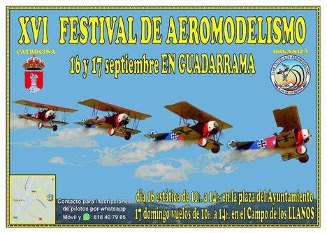 Guadarrama celebra su XVI Festival de Aeromodelismo