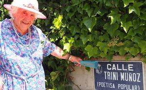 Adiós a Trini Muñoz, la poetisa de Torrelodones