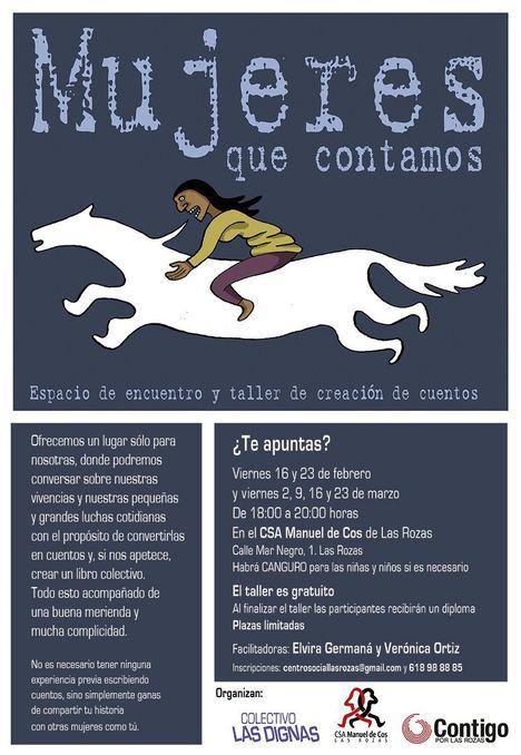 Taller gratuito de creación de cuentos entre mujeres