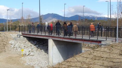 Inaugurada la pasarela peatonal al Hospital General de Collado Villalba