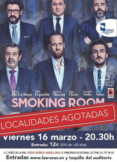 “Smoking Room”, plato fuerte de la agenda cultural en Las Rozas