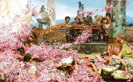 Las rosas de Heliogábalo (Sir Lawrence Alma-Tadema)