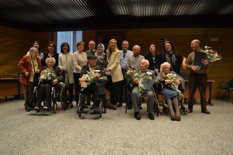 Homenaje a diez vecinos centenarios de Collado Villalba