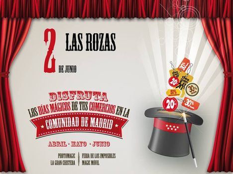 La campaña “Comercios Mágicos” llega a Las Rozas con magia, descuentos y regalos